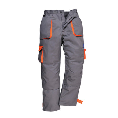 Portwest TX11 Texo Contrast Trousers 1#colour_grey 2#colour_grey