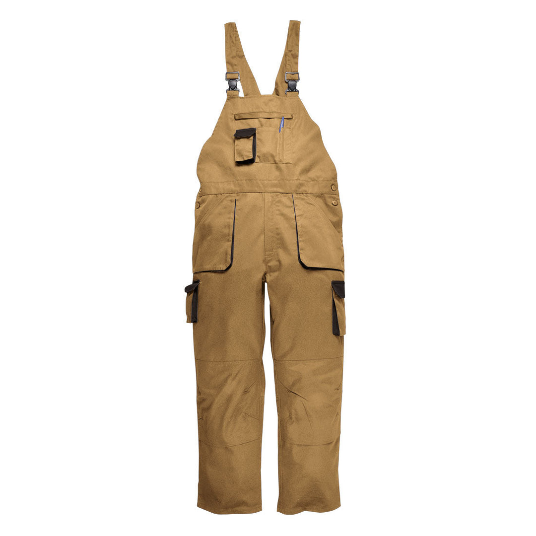 Portwest TX12 Texo Contrast Bib & Brace 1#colour_epic-khaki