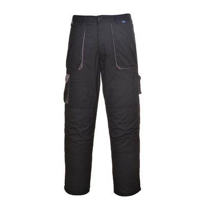 Portwest TX16 Texo Contrast Trousers - Lined 1#colour_black