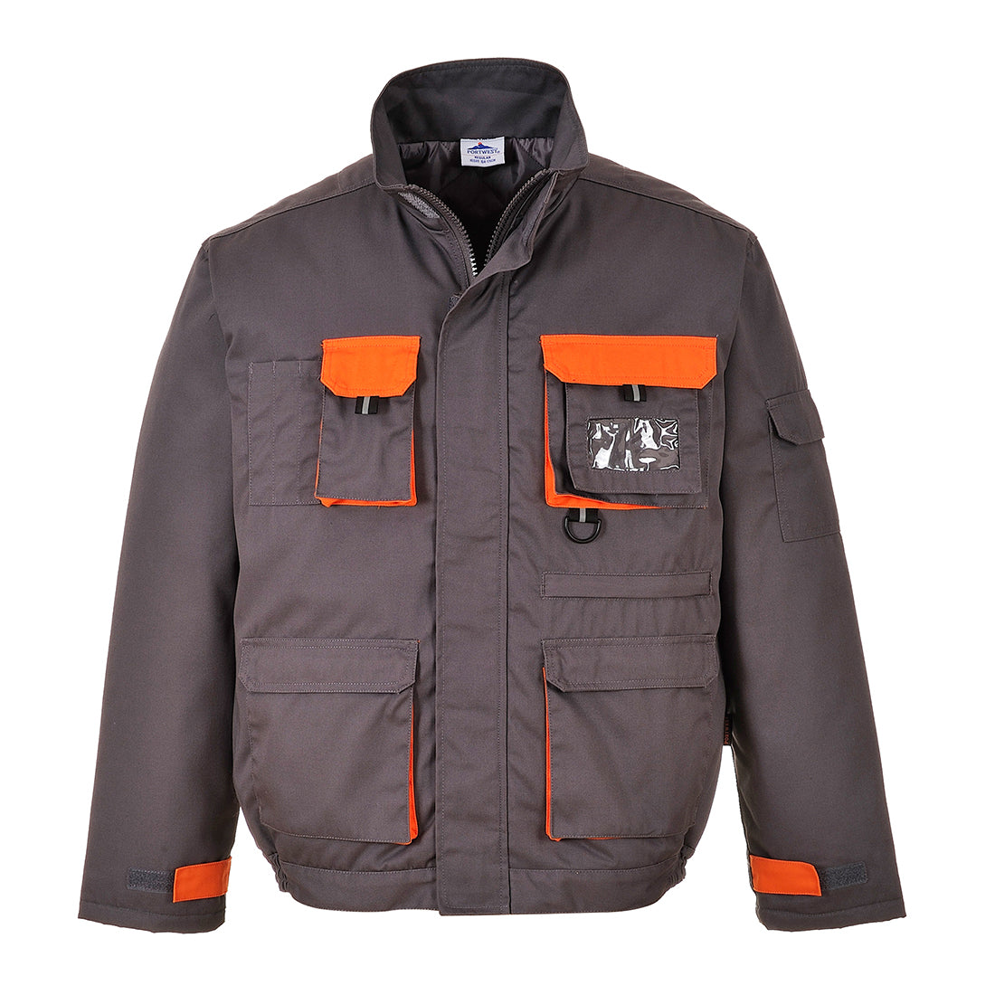 Portwest TX18 Texo Contrast Jacket - Lined 1#colour_grey 2#colour_grey