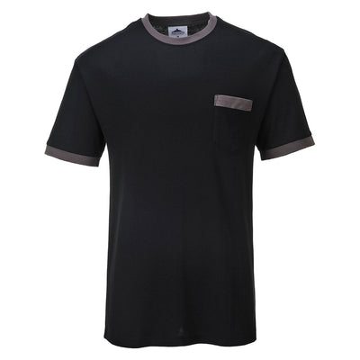 Portwest TX22 Texo Contrast T-shirt 1#colour_black