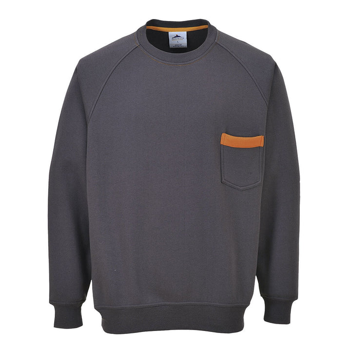 Portwest TX23 Portwest Texo Sweater Grey Main#colour_grey