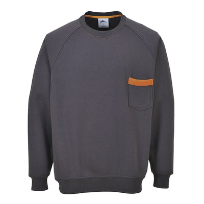 Portwest TX23 Portwest Texo Sweater Grey Main#colour_grey