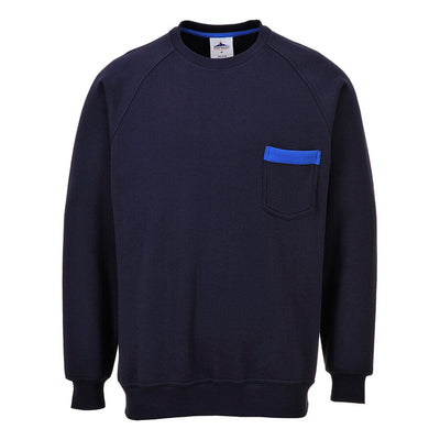 Portwest TX23 Portwest Texo Sweater Navy Main#colour_navy