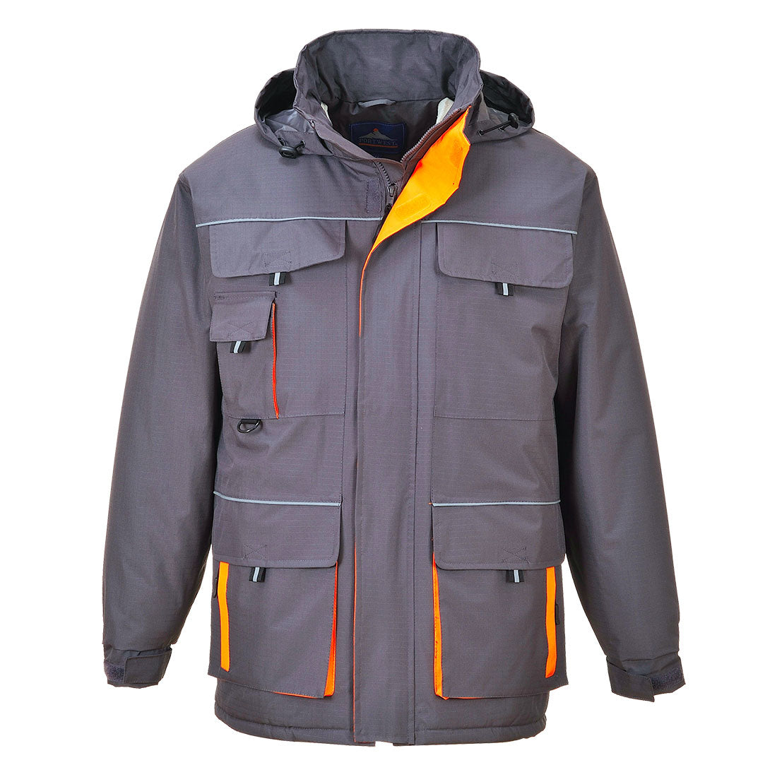 Portwest TX30 Texo Contrast Rain Jacket 1#colour_grey