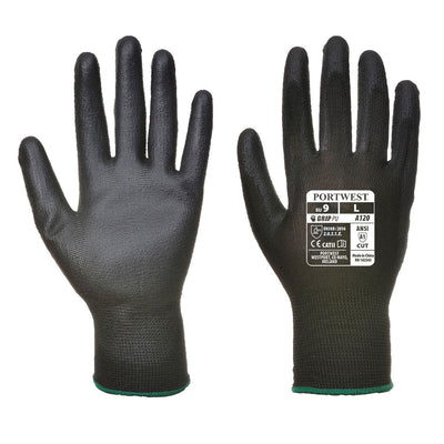 Portwest VA120 Vending Machine PU Palm Gloves 1#colour_black