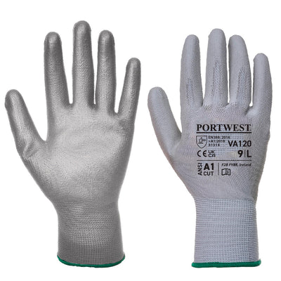 Portwest VA120 Vending Machine PU Palm Gloves 1#colour_grey