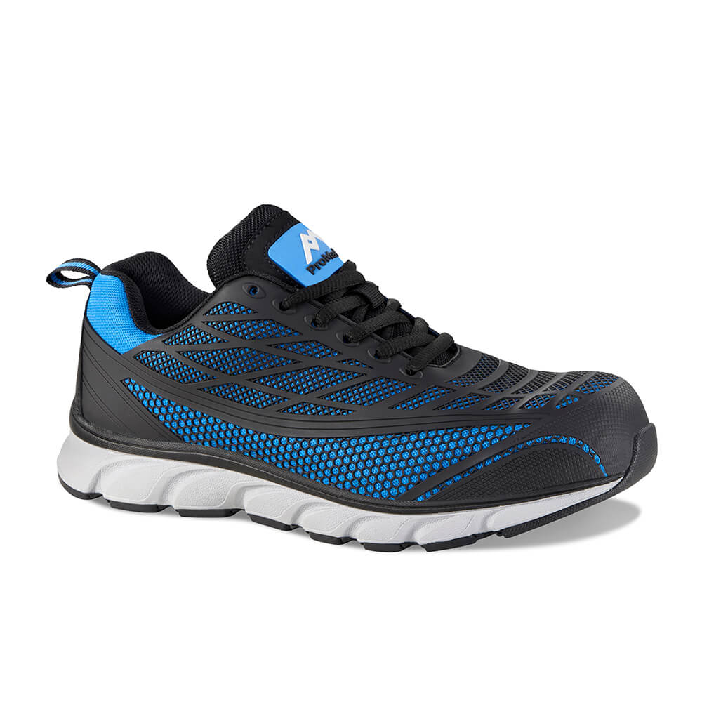 ProMan PM4010 Boston Lightweight Safety Trainers Black/Blue Main#colour_black-blue