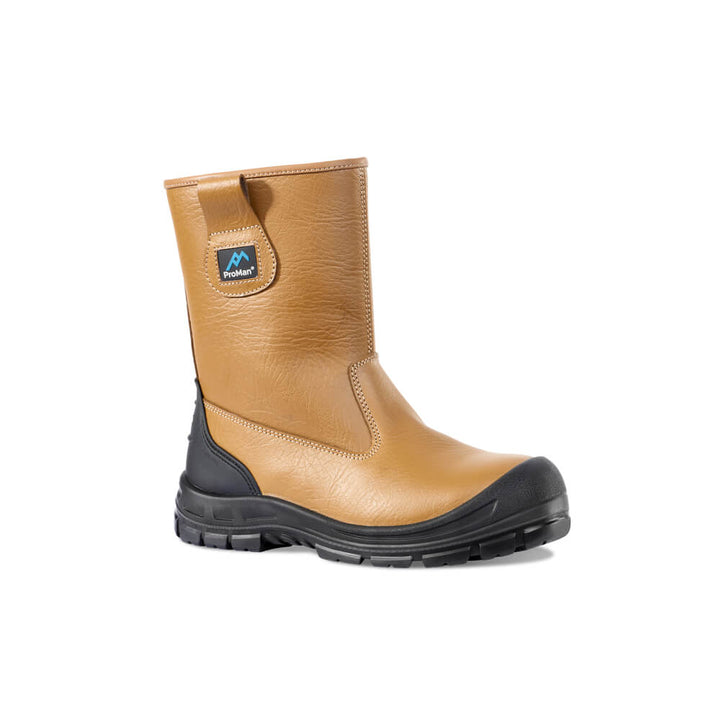 ProMan PM104 Chicago Rigger Boots Tan Main#colour_tan