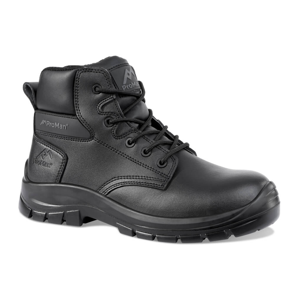 ProMan PM4003 Georgia Waterproof Safety Boots Black Main#colour_black