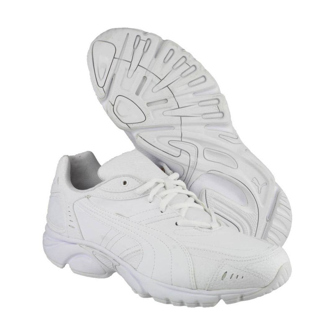 Puma Axis Hahmer Non-Marking Trainer-White-3