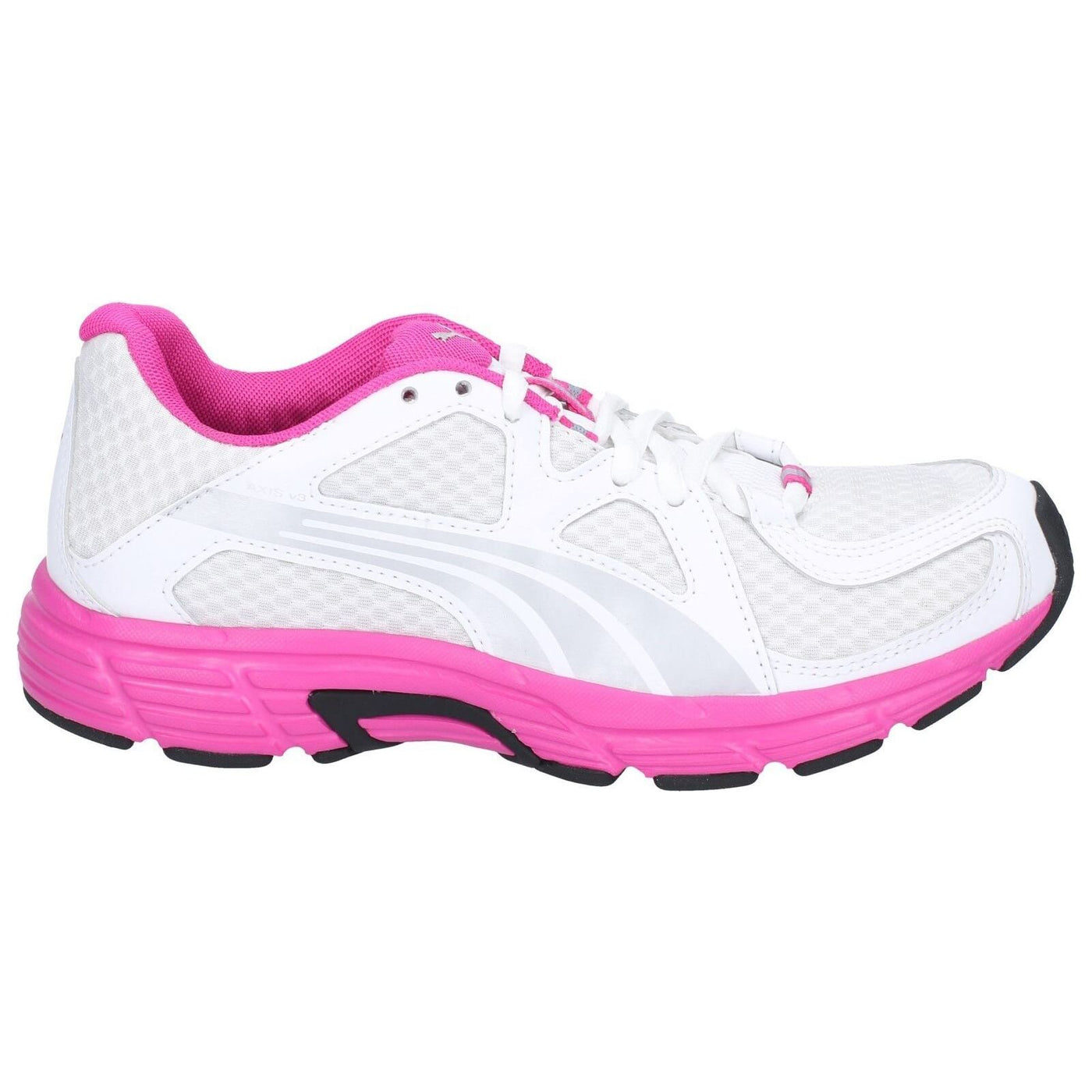 Puma Axis V3 Trainers-White-pink-4