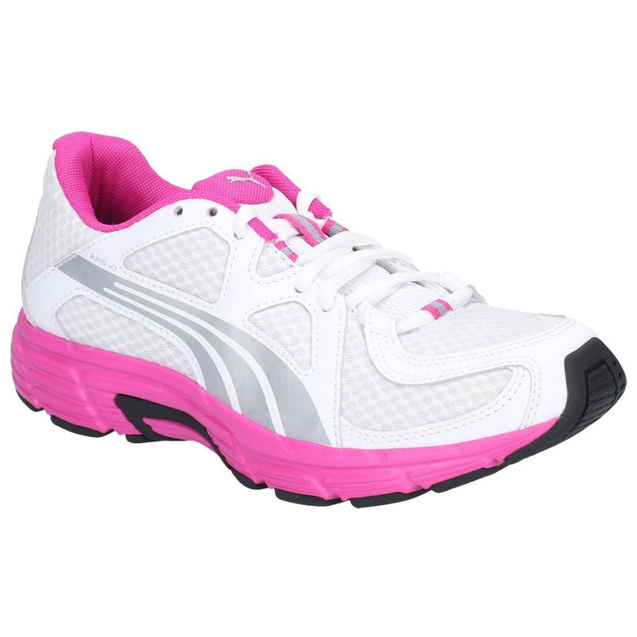 Puma Axis V3 Trainers-White-pink-Main