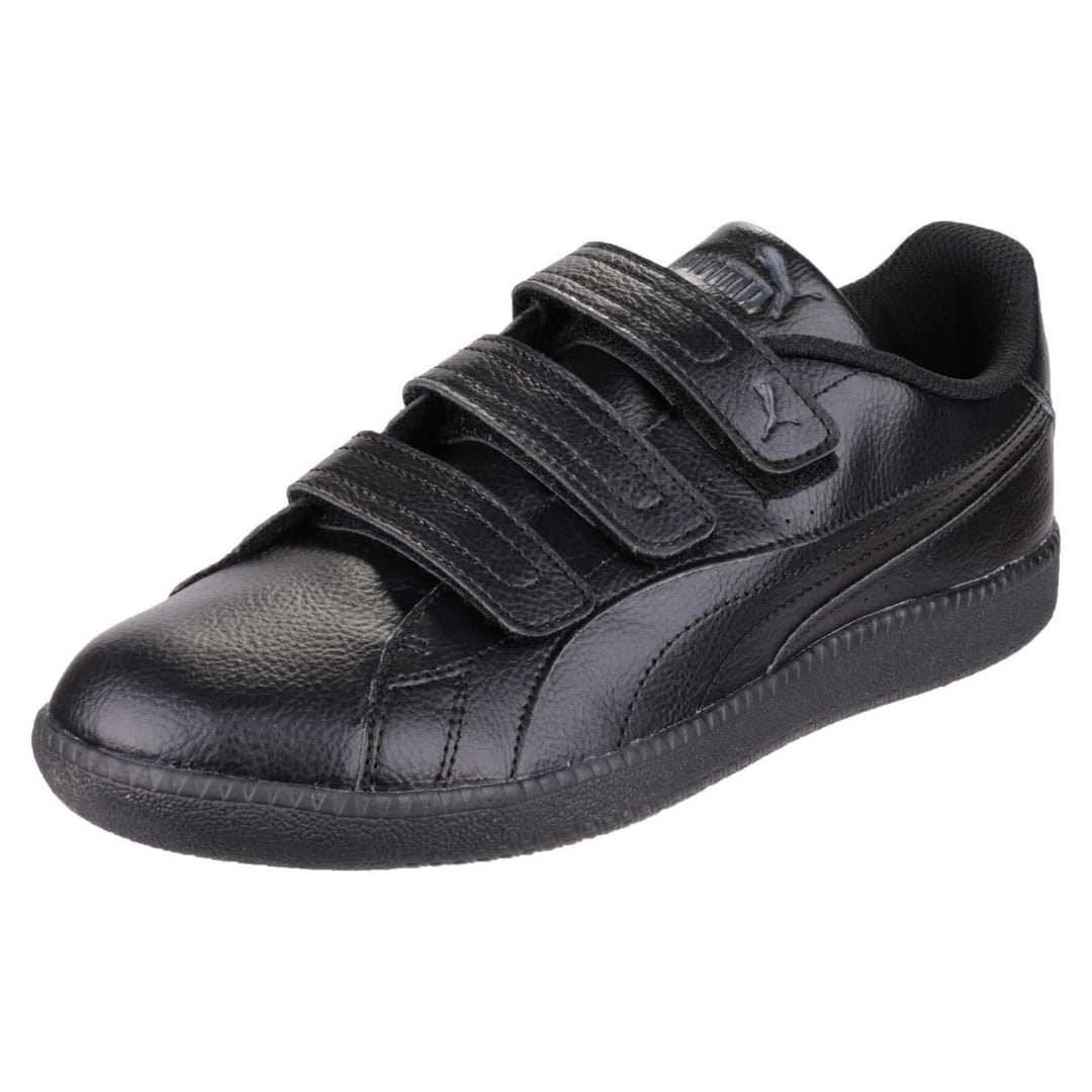 Puma BTS Touch-Fastening Boys Shoe-Black-5