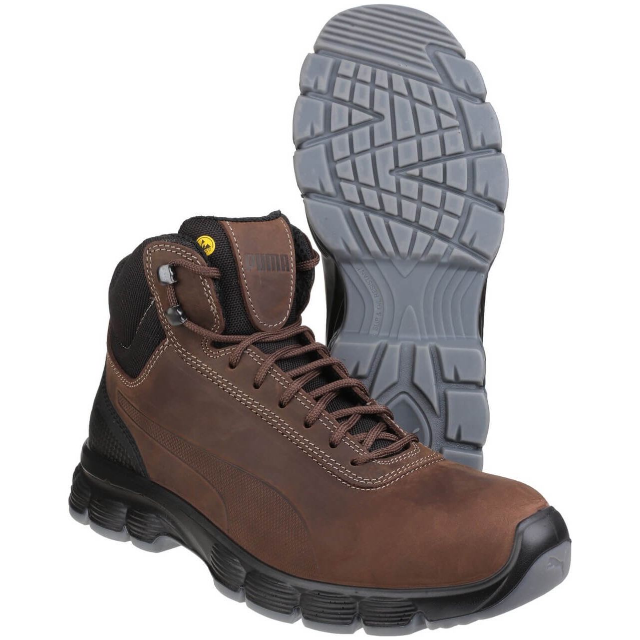 Puma Condor Safety Boots-Brown-3