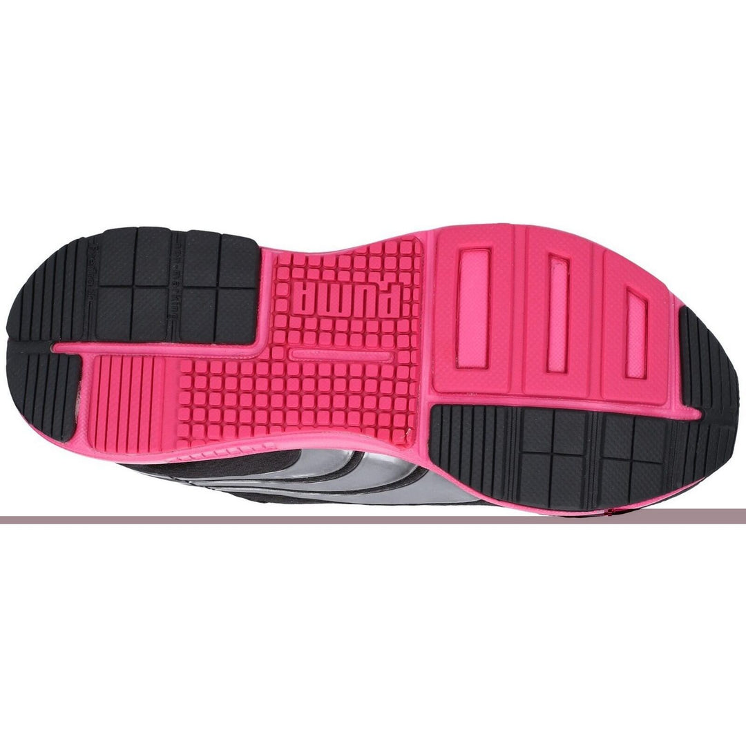 Puma Descendent Ladies Trainers-Black-pink-3