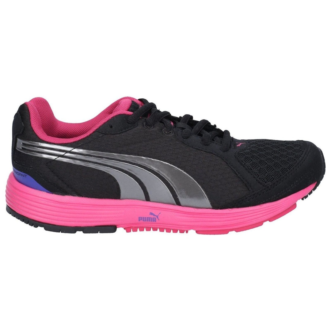 Puma Descendent Ladies Trainers-Black-pink-4