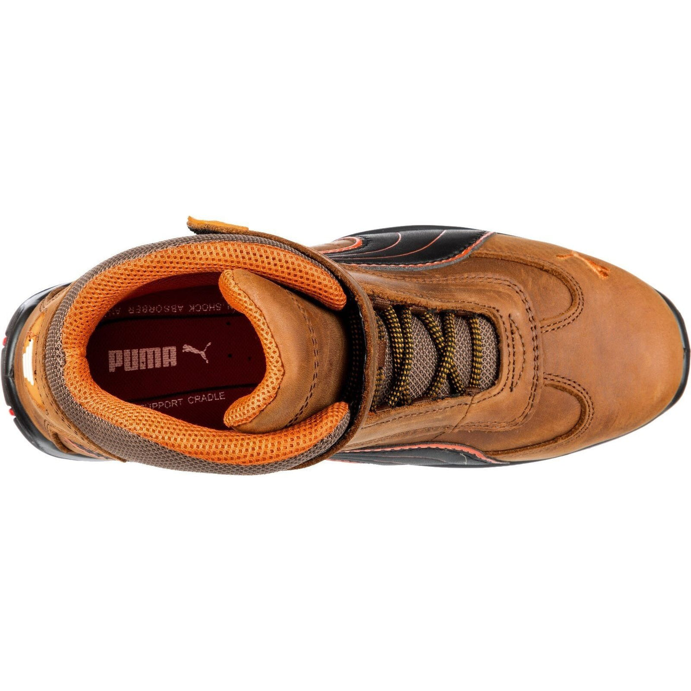 Puma Indy Touch-Fastening Safety Boots-Brown-5