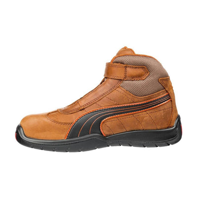 Puma Indy Touch-Fastening Safety Boots-Brown-6
