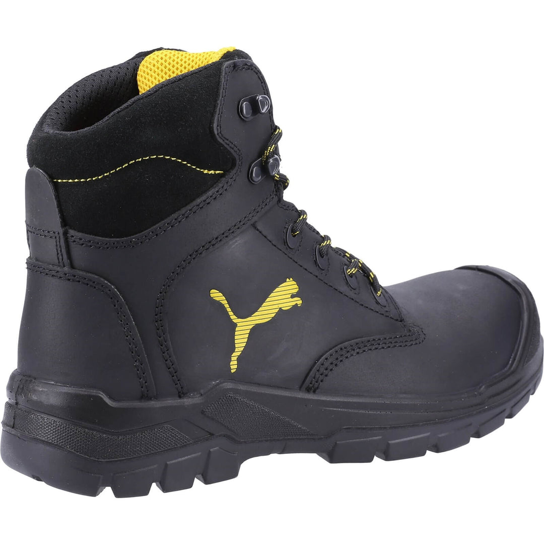 Puma Safety Borneo Mid S3 Safety Boots Black 2#colour_black