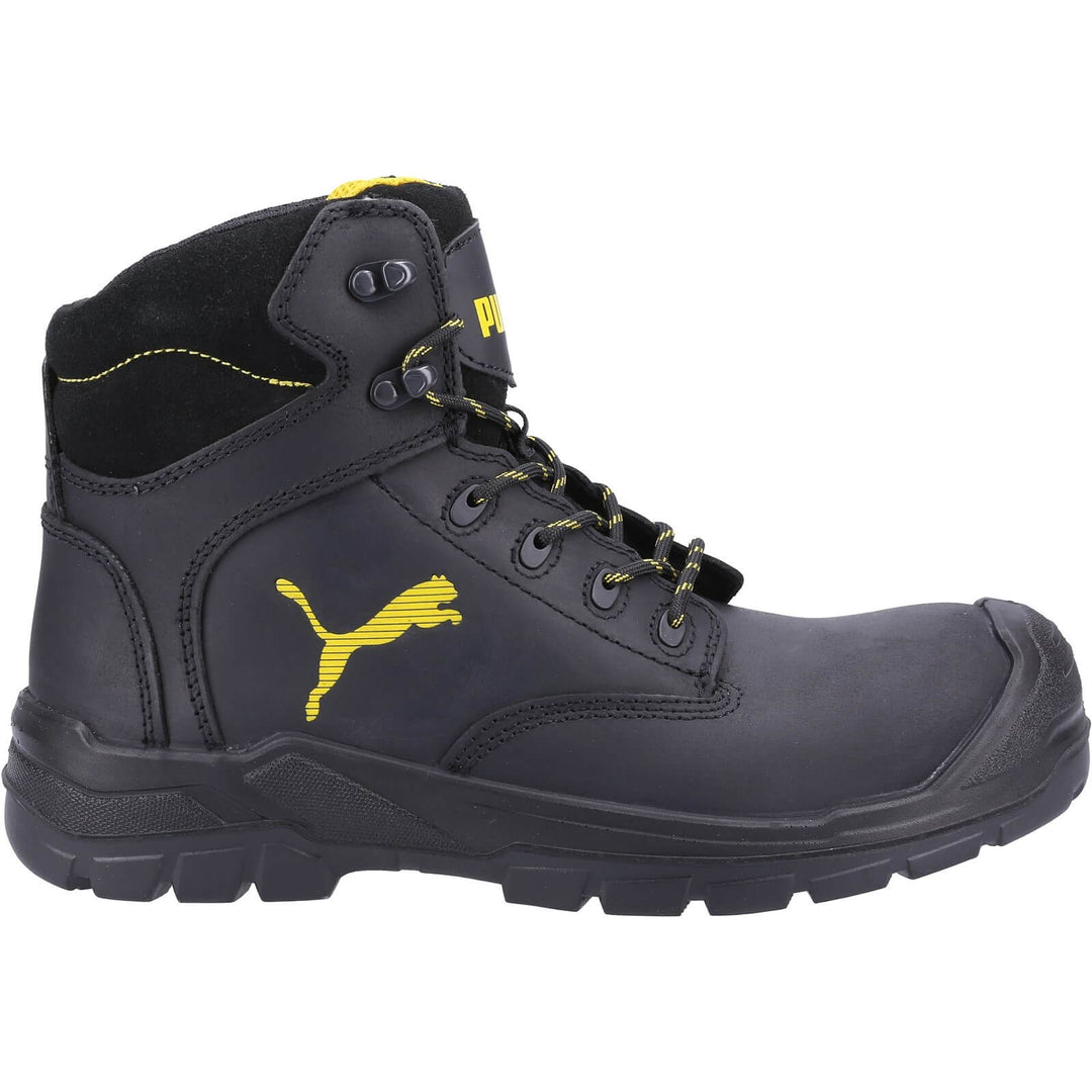 Puma Safety Borneo Mid S3 Safety Boots Black 8#colour_black