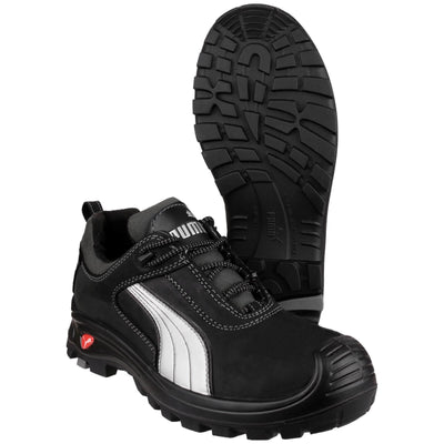 Puma Safety Cascades Low S3 Safety Trainers Black 3#colour_black