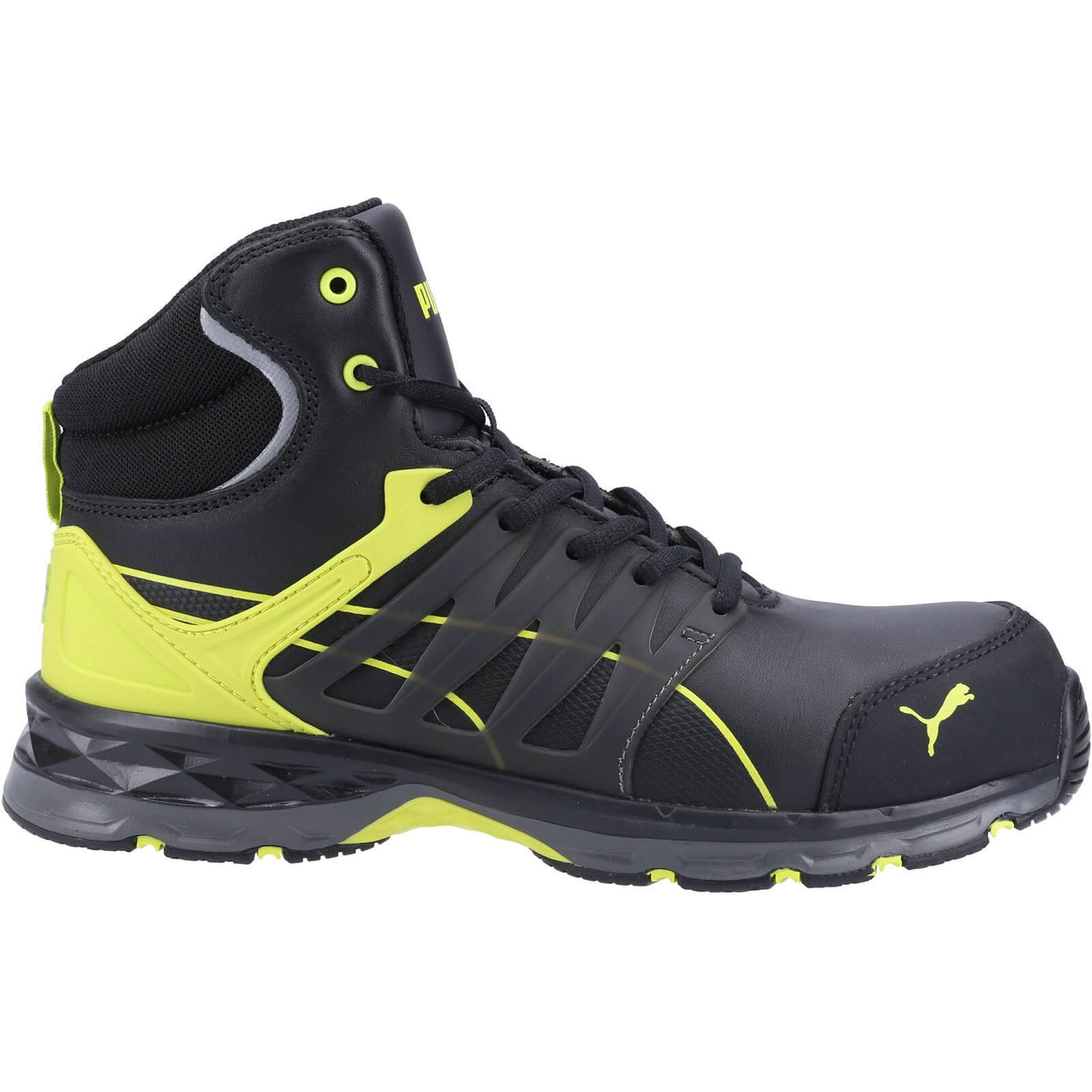 Puma Safety Velocity 2.0 MID S3 Safety Boots Yellow 4#colour_yellow