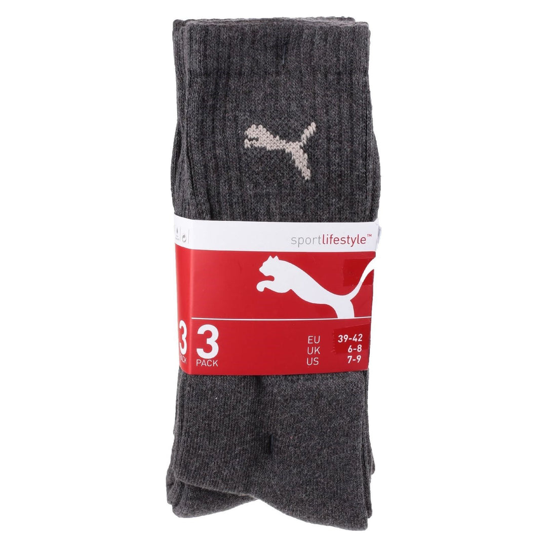 Puma Sport 3P Socks-Anthracite-Main