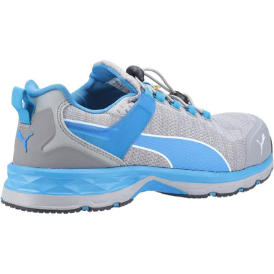 Puma Xcite Toggle Safety Shoes-Grey-Blue-2