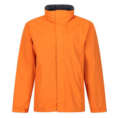Regatta Professional Ardmore Waterproof Shell Jacket Sun Orange Seal Grey 1#colour_sun-orange-seal-grey