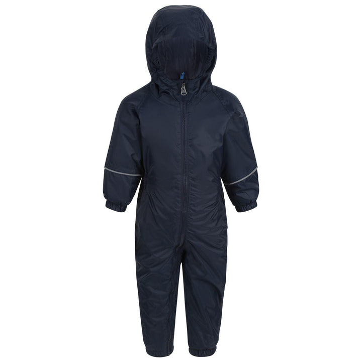 Regatta Professional Childrens Splash-it Puddlesuit Navy 1#colour_navy