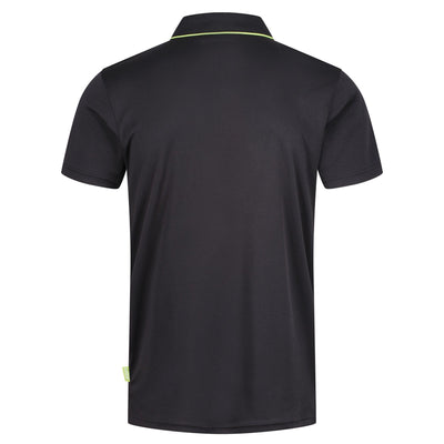 Regatta Professional Mens 2-Pack Polo Shirts Black Iron 2#colour_black-iron