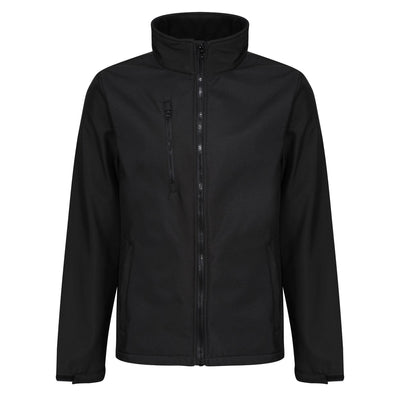 Regatta Professional Mens Ablaze 3-Layer Softshell Jacket Black 1#colour_black