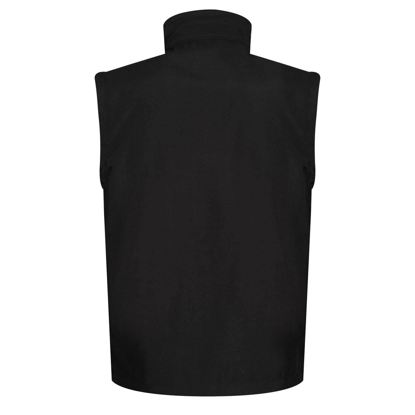 Regatta Professional Mens Ablaze Printable Softshell Bodywarmer Black 2#colour_black