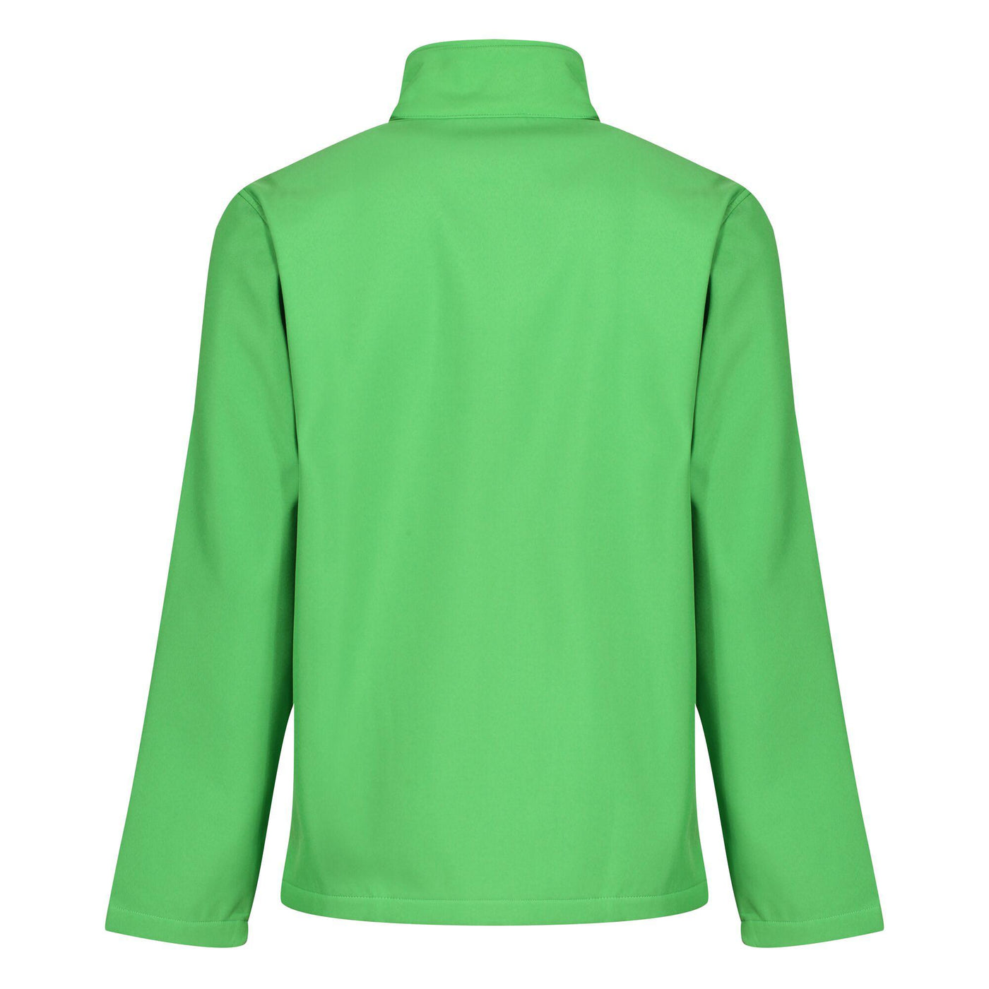 Regatta Professional Mens Ablaze Printable Softshell Jacket Extreme Green Black 2#colour_extreme-green-black