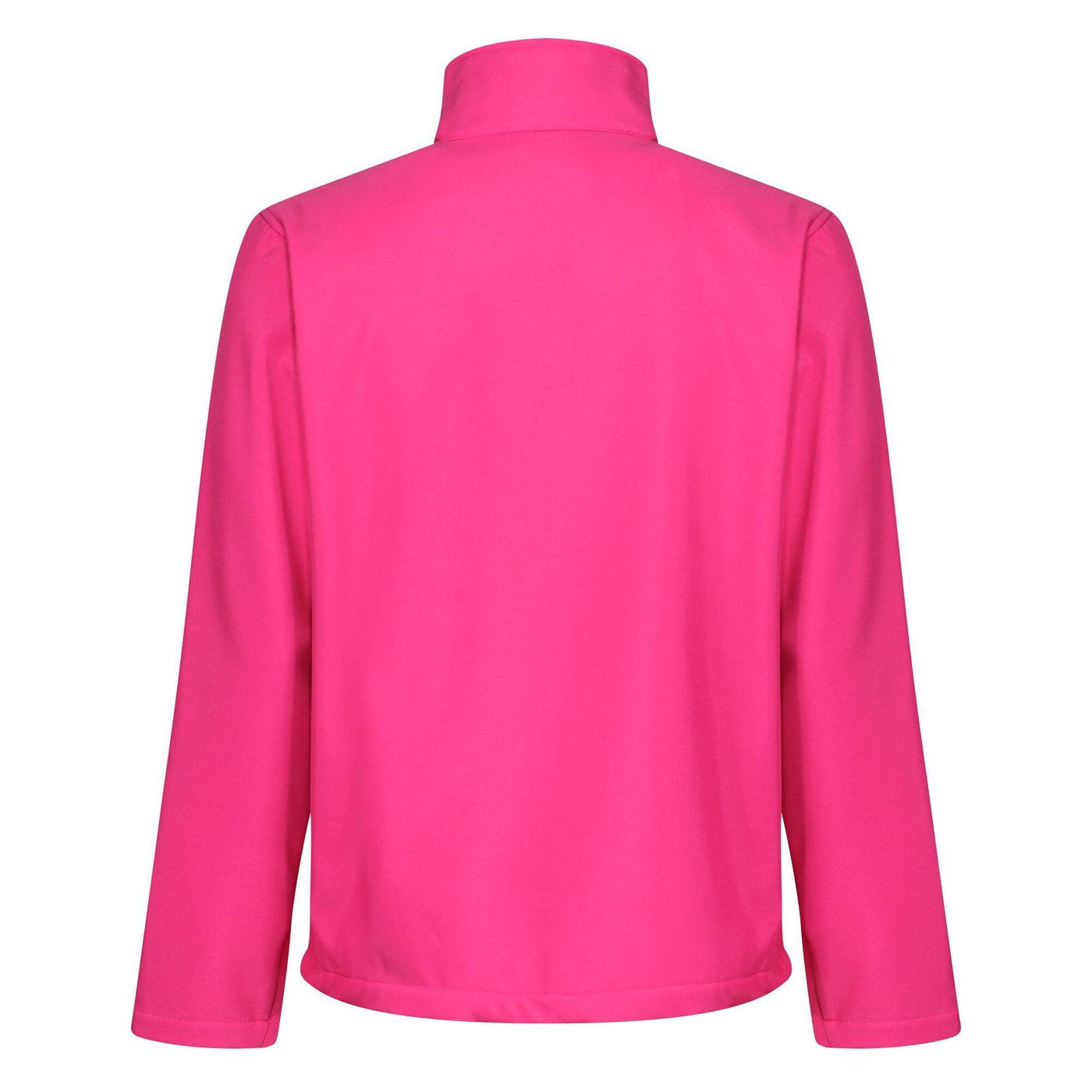 Regatta Professional Mens Ablaze Printable Softshell Jacket Hot Pink Black 2#colour_hot-pink-black