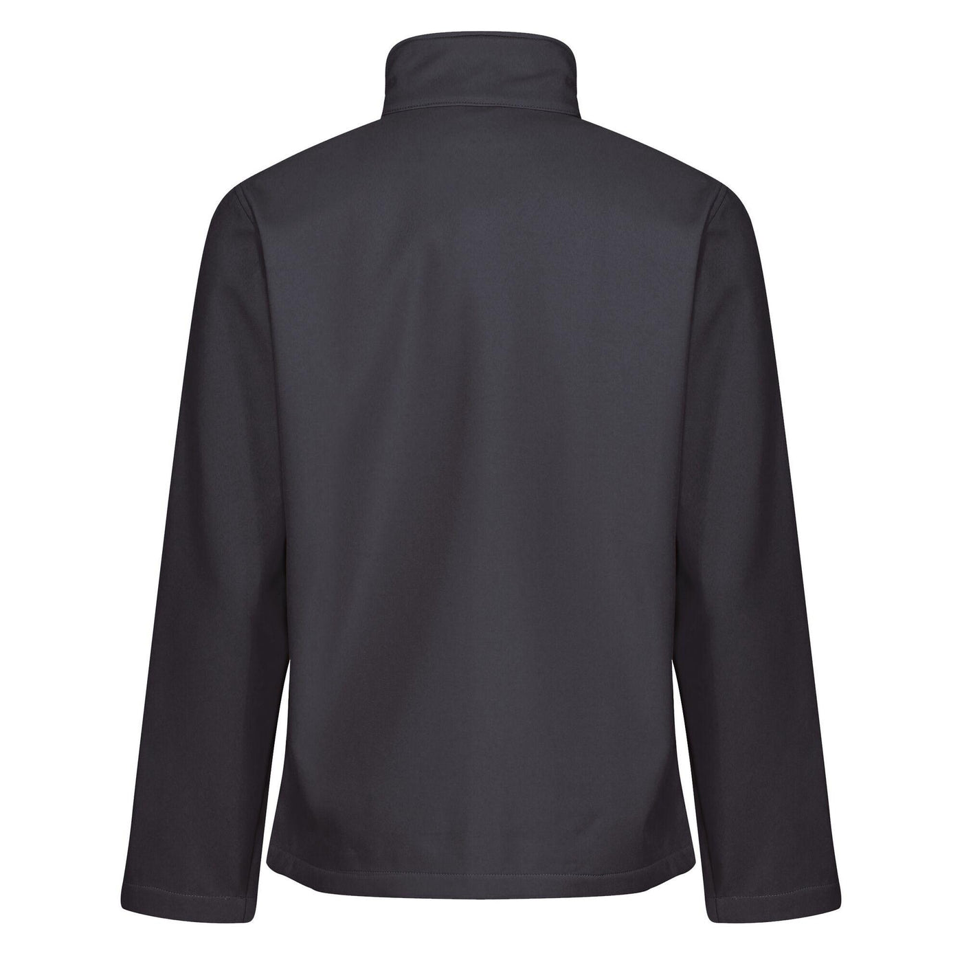 Regatta Professional Mens Ablaze Printable Softshell Jacket Seal Grey Black 2#colour_seal-grey-black