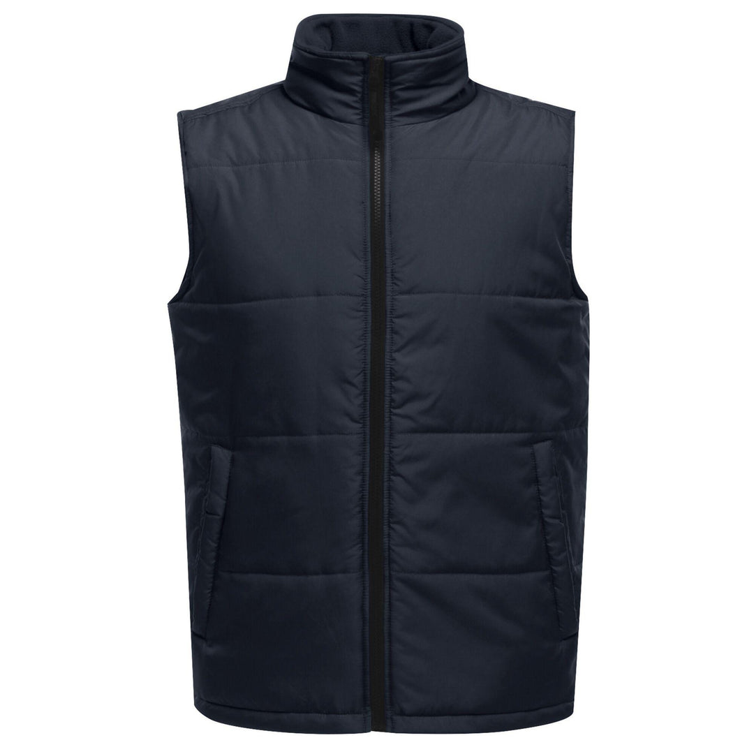 Regatta Professional Mens Access Insulated Body Warmer Navy Black 1#colour_navy-black