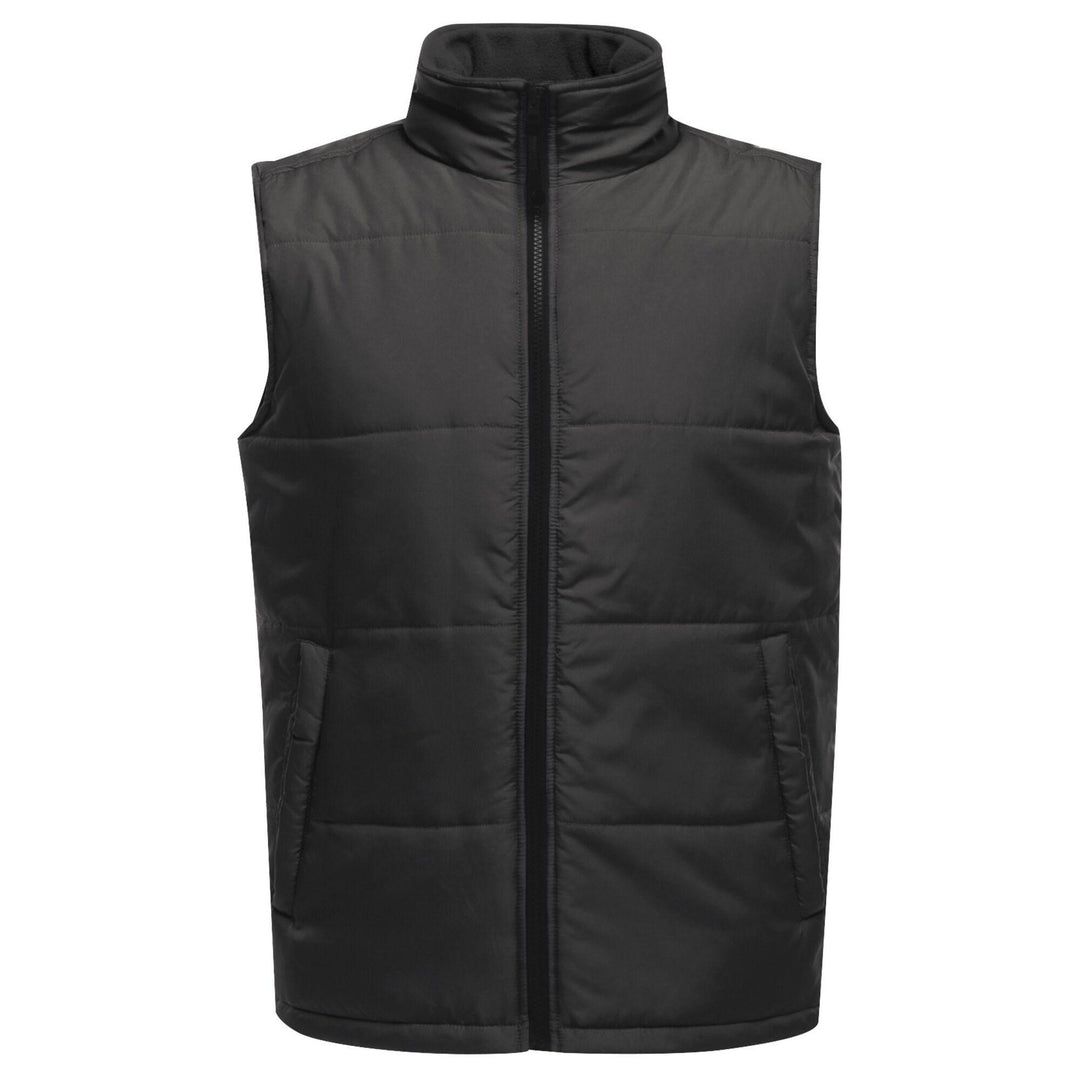 Regatta Professional Mens Access Insulated Body Warmer Seal Grey Black 1#colour_seal-grey-black