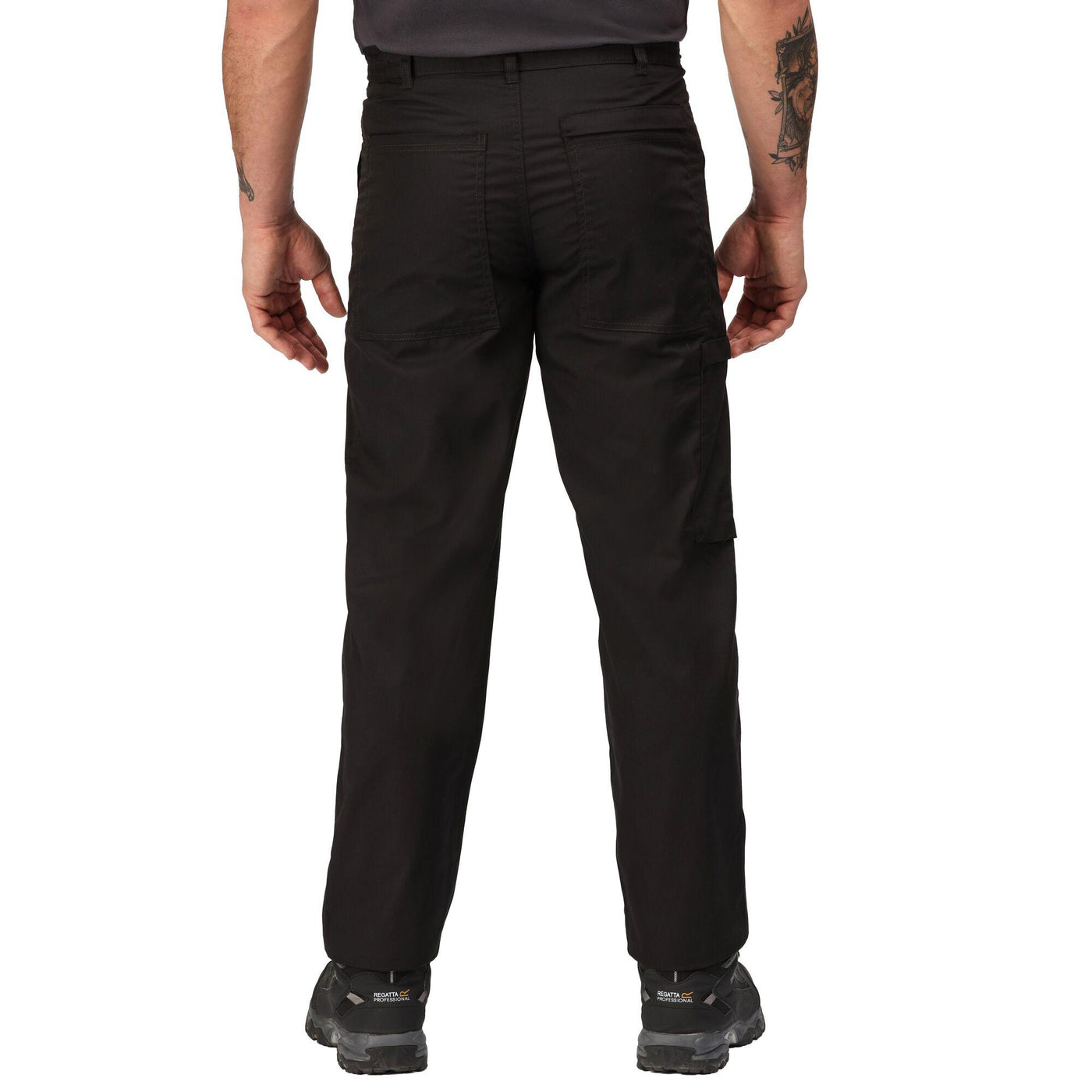 Regatta Professional Mens Action Trousers Black Model 2#colour_black