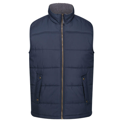 Regatta Professional Mens Altoona Insulated Quilted Gilet Navy 1#colour_navy