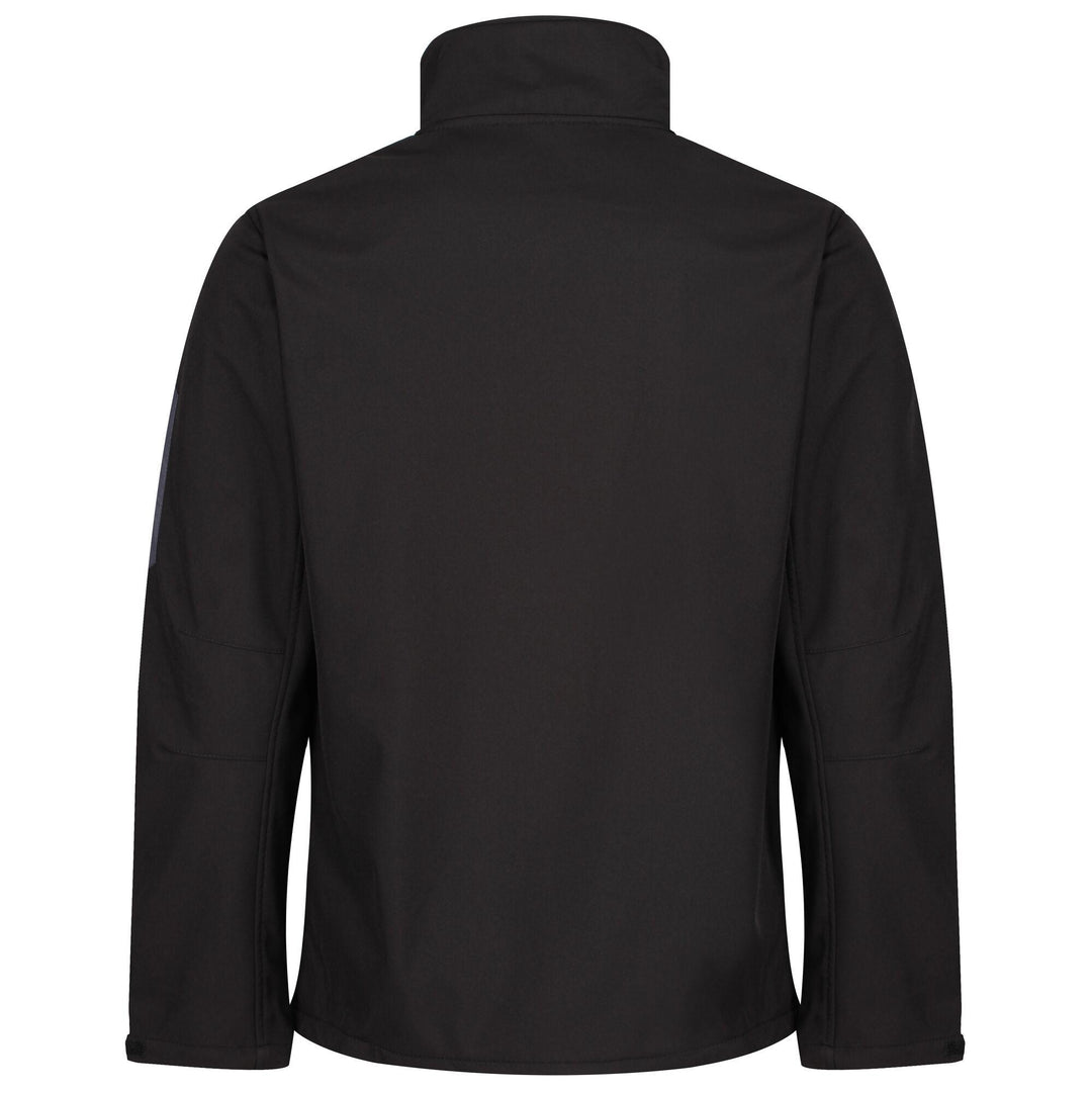 Regatta Professional Mens Arcola 3-Layer Membrane Softshell Jacket Black Seal Grey 2#colour_black-seal-grey