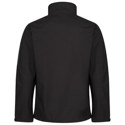 Regatta Professional Mens Arcola 3-Layer Membrane Softshell Jacket Black Seal Grey 2#colour_black-seal-grey