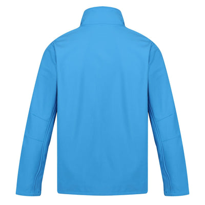 Regatta Professional Mens Arcola 3-Layer Membrane Softshell Jacket French Blue Seal Grey 2#colour_french-blue-seal-grey
