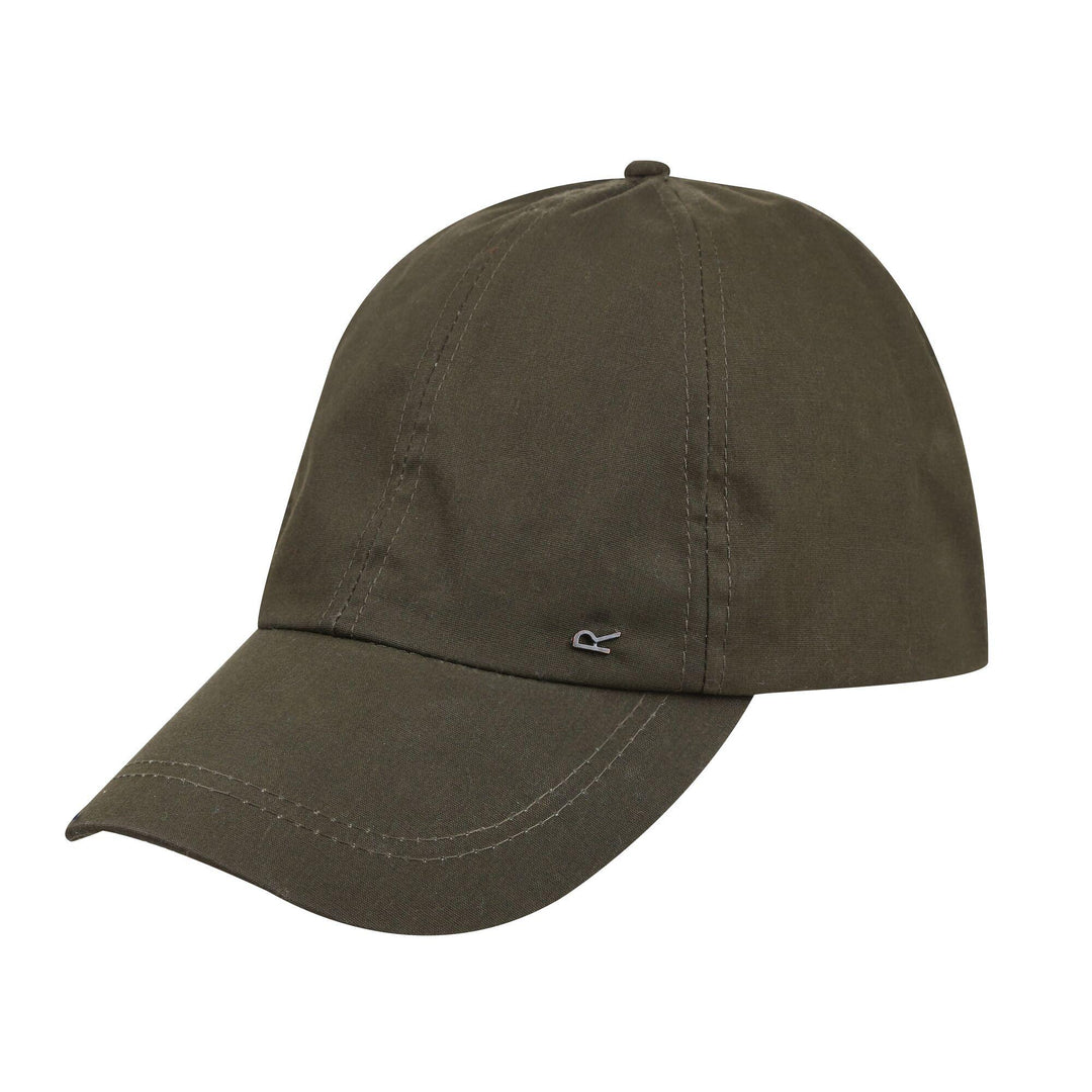 Regatta Professional Mens Arif Wax Cap Dark Khaki 1#colour_dark-khaki