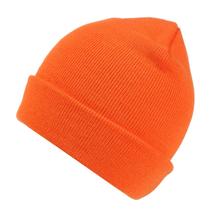 Regatta Professional Mens Axton Cuffed Beanie Orange 1#colour_orange