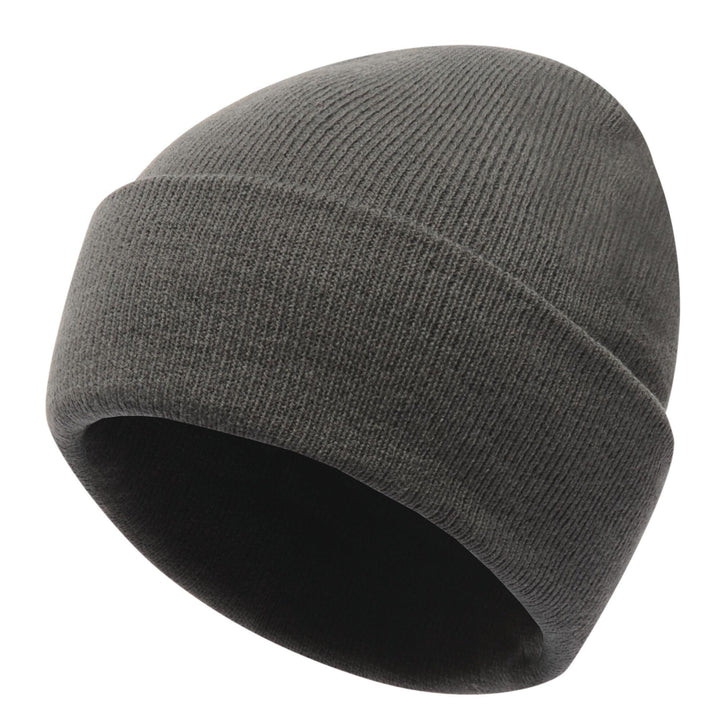 Regatta Professional Mens Axton Cuffed Beanie Seal Grey 1#colour_seal-grey