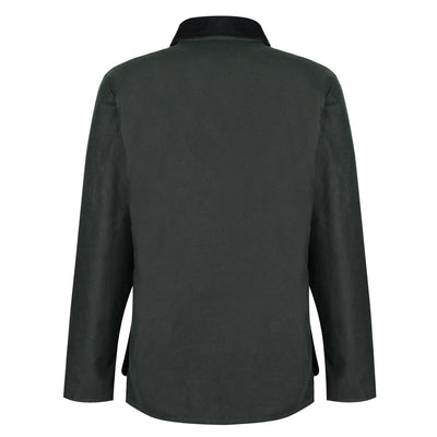 Regatta Professional Mens Banbury Water Repellent Wax Jacket Dark Khaki 2#colour_dark-khaki