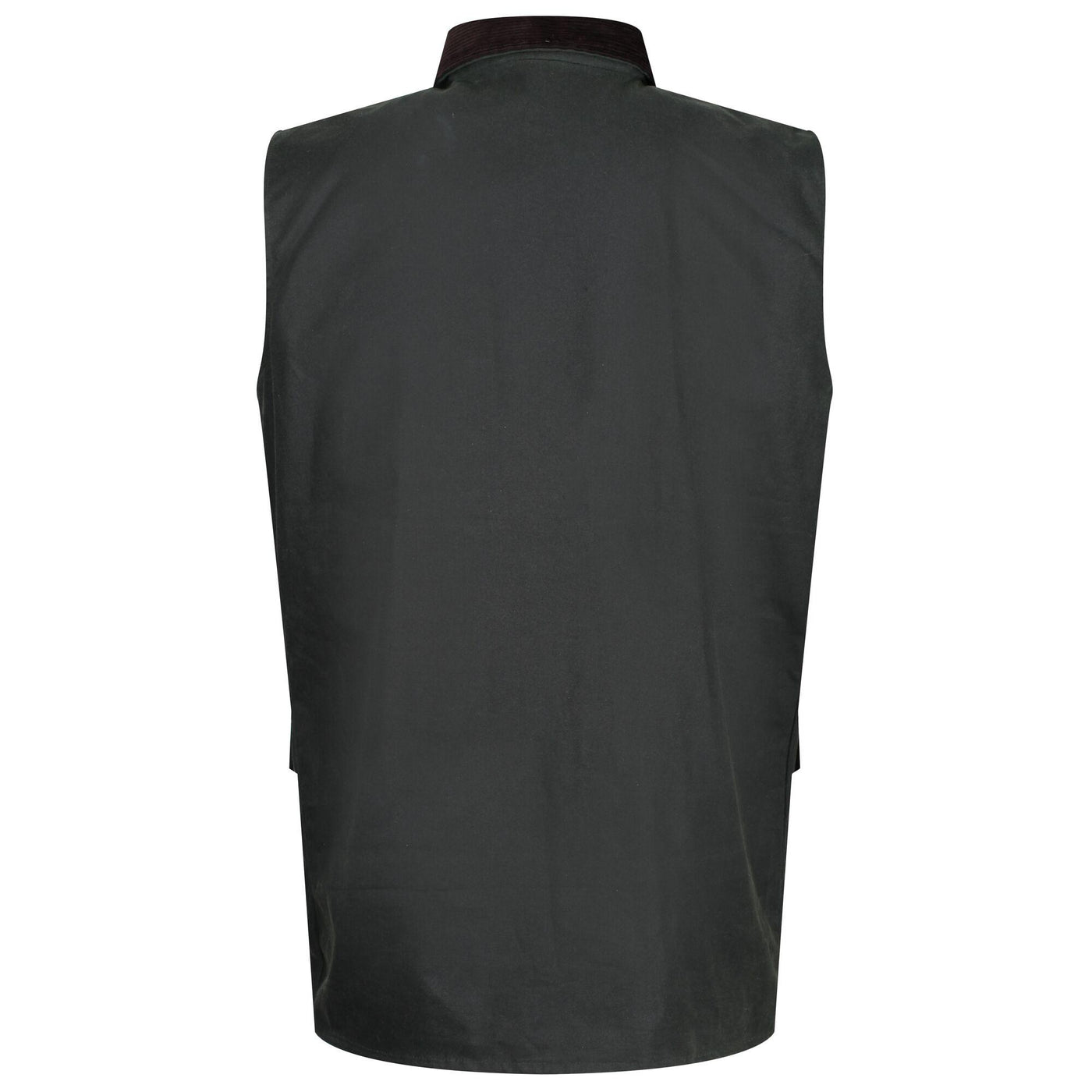 Regatta Professional Mens Banbury Wax Bodywarmer Dark Khaki 2#colour_dark-khaki
