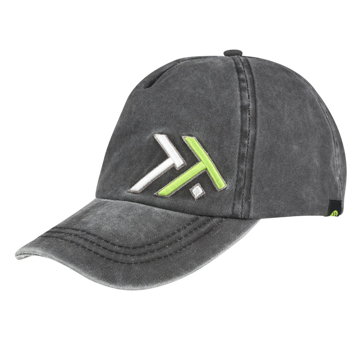 Regatta Professional Mens Baseball Cap Black Lime 1#colour_black-lime